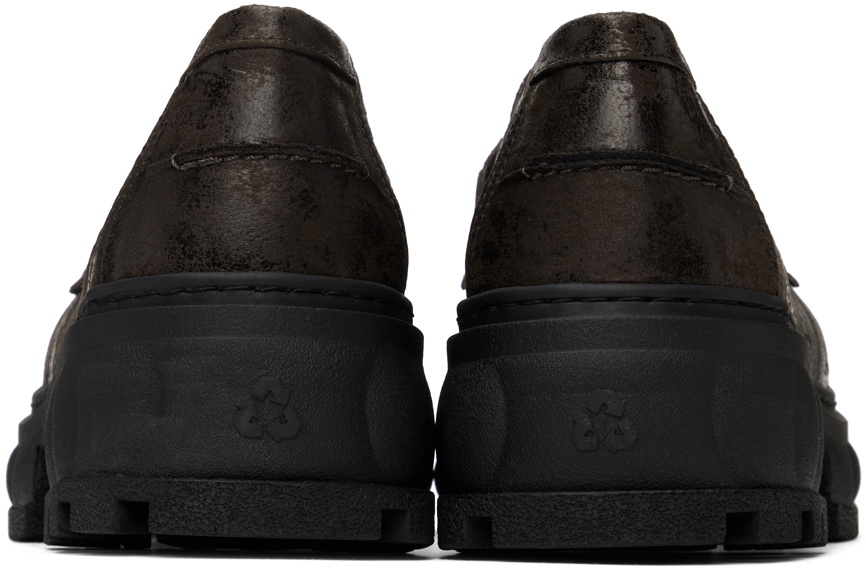 【関税込み】Viron ブラウン Quantum Copper ローファー Virón Black Quantum Loafer Viron