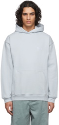 Dime Blue Classic Small Logo Hoodie