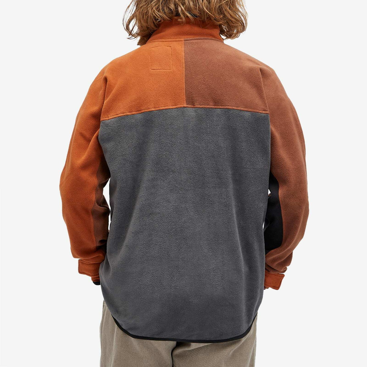 KAVU Men's Winter Throwshirt Half Zip Fleece in Alder Things