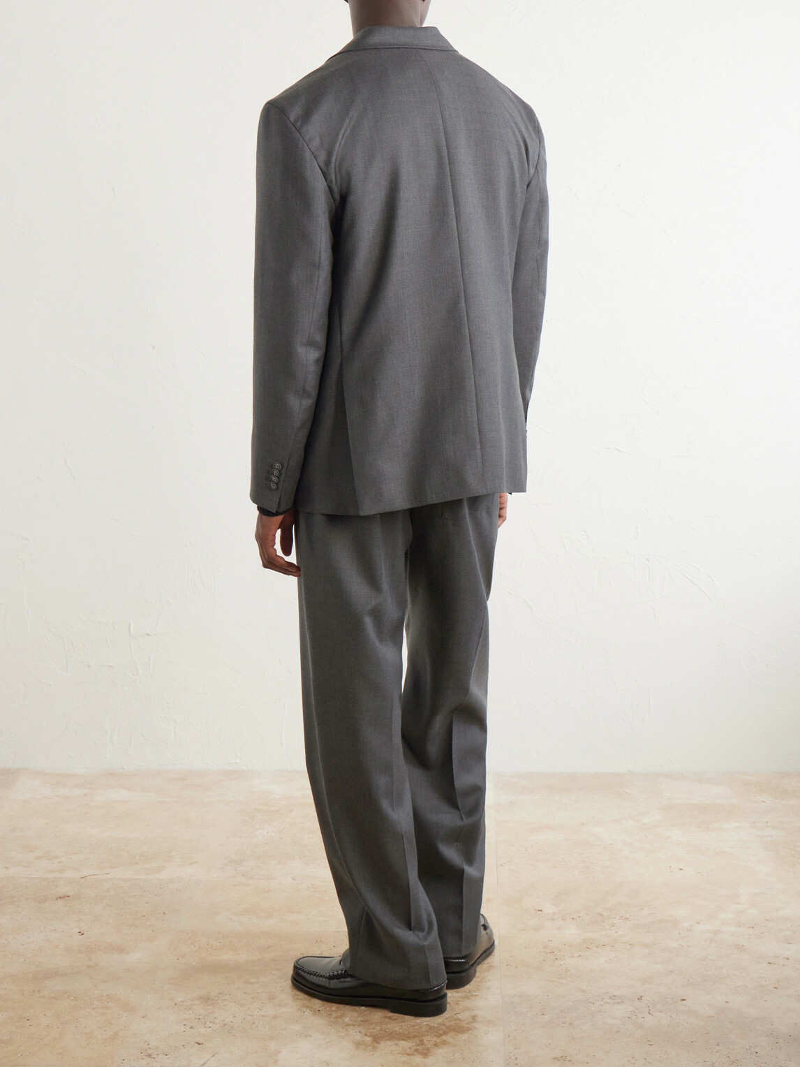 Officine Générale - Melvyn Wool, Cashmere and Silk-Blend Suit Jacket - Gray