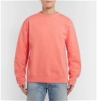 nonnative - Coach Garment-Dyed Loopback Cotton-Jersey Sweatshirt - Orange