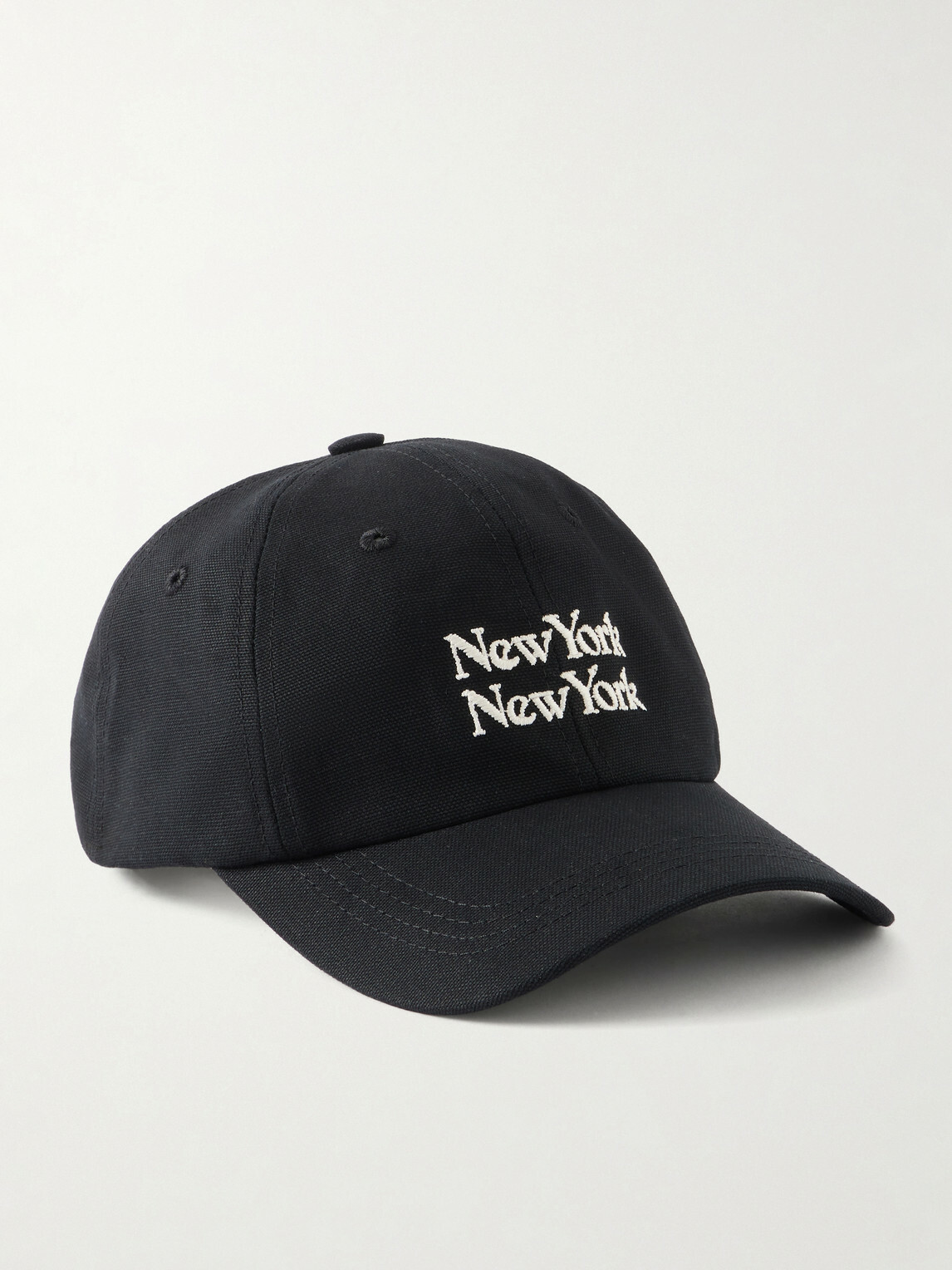 Corridor - New York New York Embroidered Cotton-Canvas Cap