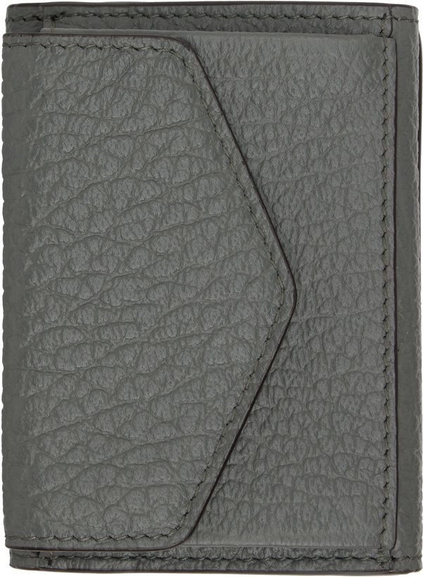 Photo: Maison Margiela Gray Clip 3 Wallet