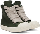 Rick Owens Green High Sneakers