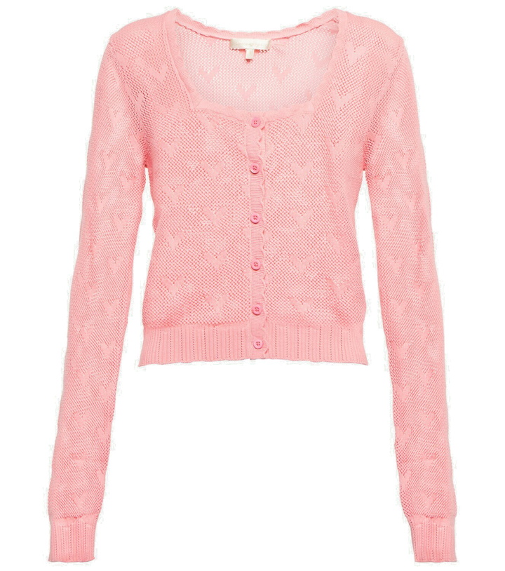 Photo: LoveShackFancy Venice embroidered cotton cardigan