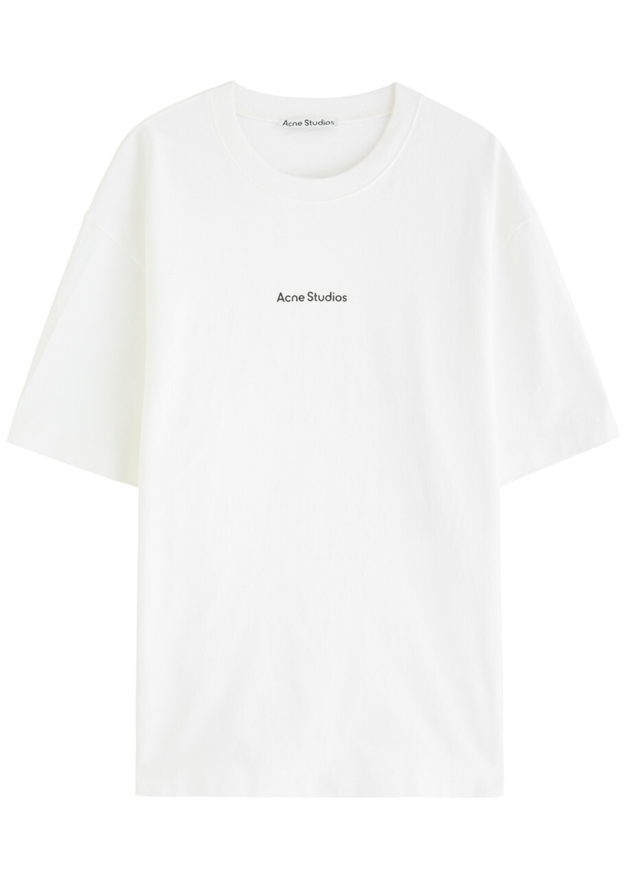 Acne Studios Black Printed Logo T-Shirt Acne Studios