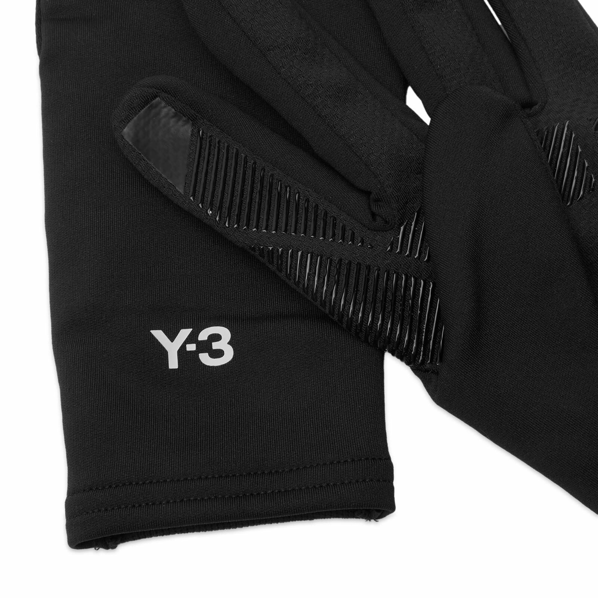 Y-3 Men's Run Gloves in Black