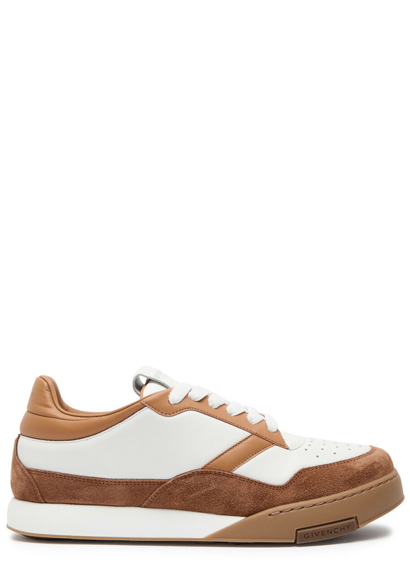 Photo: Givenchy Yard Court Panelled Leather Sneakers White