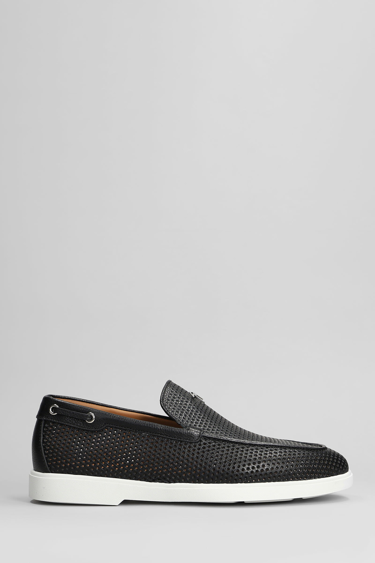 Giuseppe Zanotti Jourdain Loafers In Black Leather