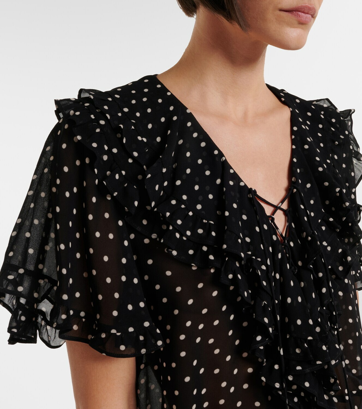 Dorothee Schumacher Dancing Dots polka-dot georgette blouse