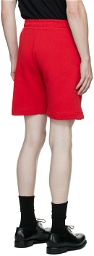 Charles Jeffrey Loverboy Red College Shorts