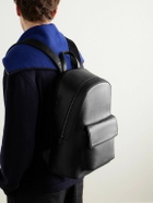 Paul Smith - Mesh-Panelled Textured-Leather Backpack