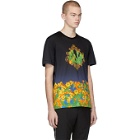 Versace Black and Blue Palm Springs T-Shirt