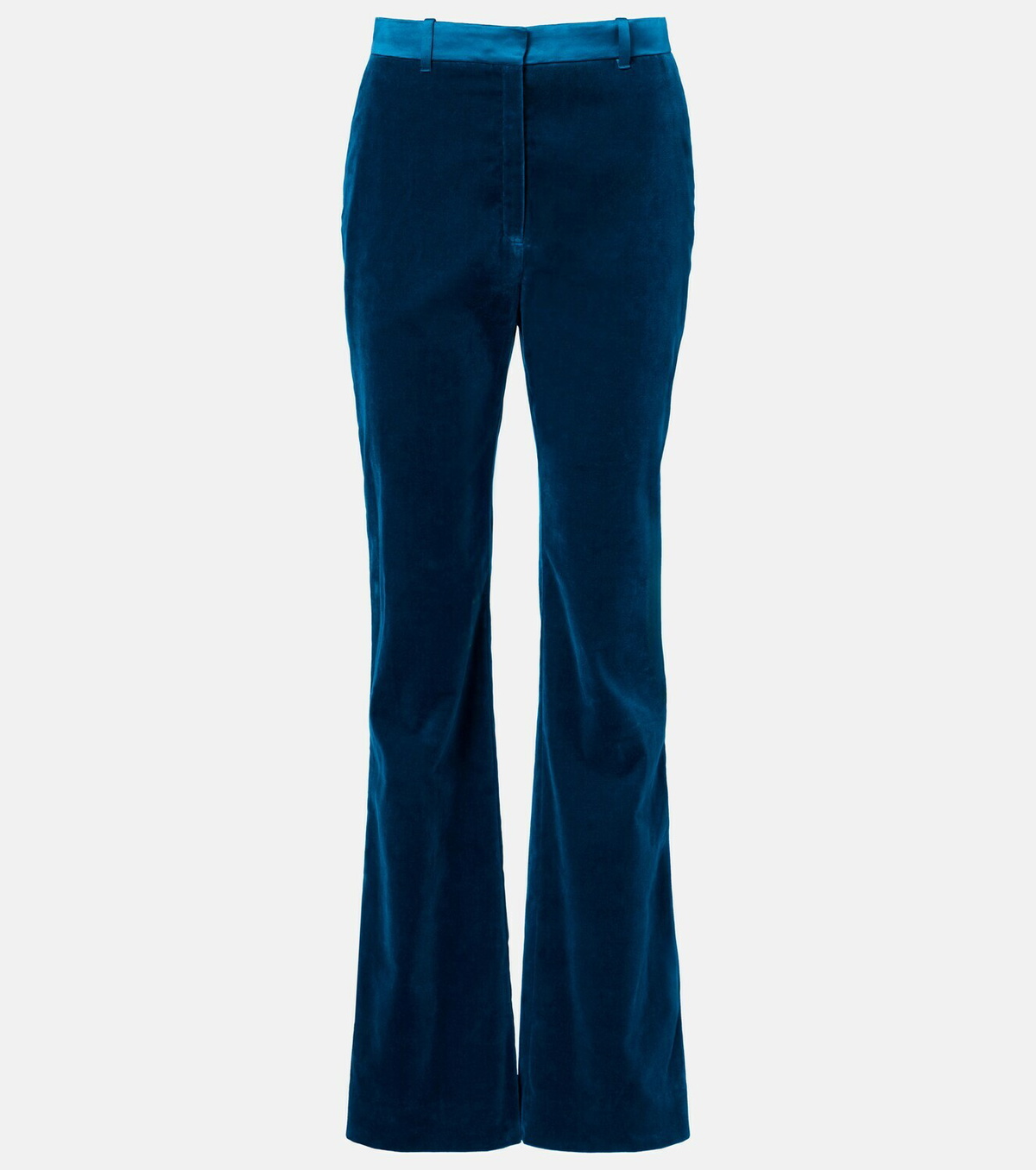 Rabanne Cotton-blend velvet flared pants