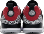 Nike Jordan Red & Gray Jordan Spizike Low Sneakers