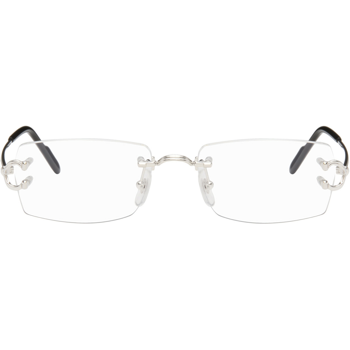 Cartier Silver 'Décor C Classique de Cartier' Glasses