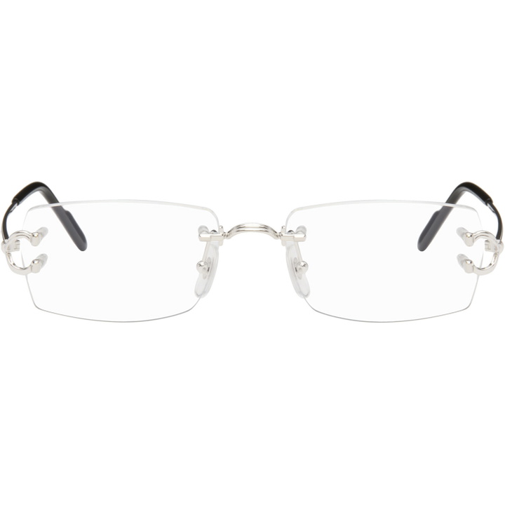 Photo: Cartier Silver 'Décor C Classique de Cartier' Glasses