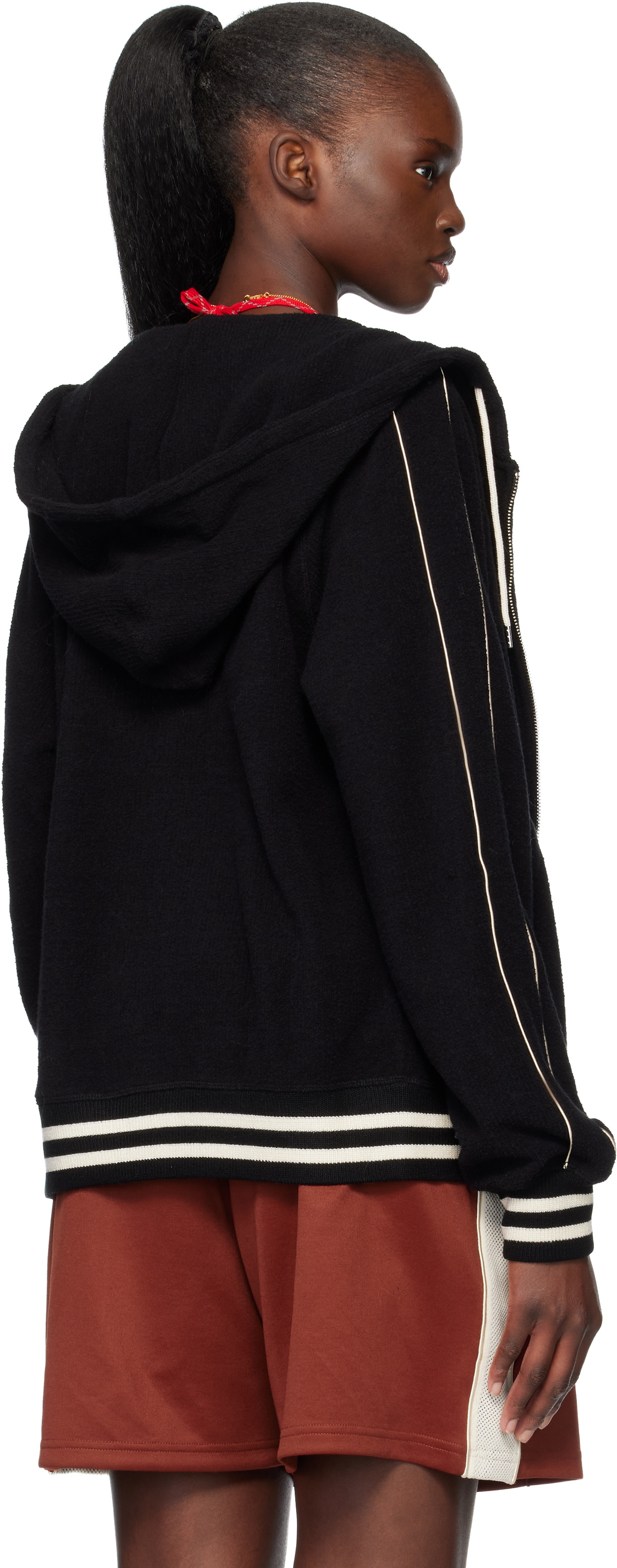 Wales Bonner Black Prince Hoodie