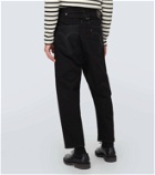 Junya Watanabe High-rise cotton-blend straight pants