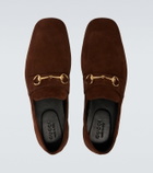 Gucci Ragazzo Horsebit suede loafers
