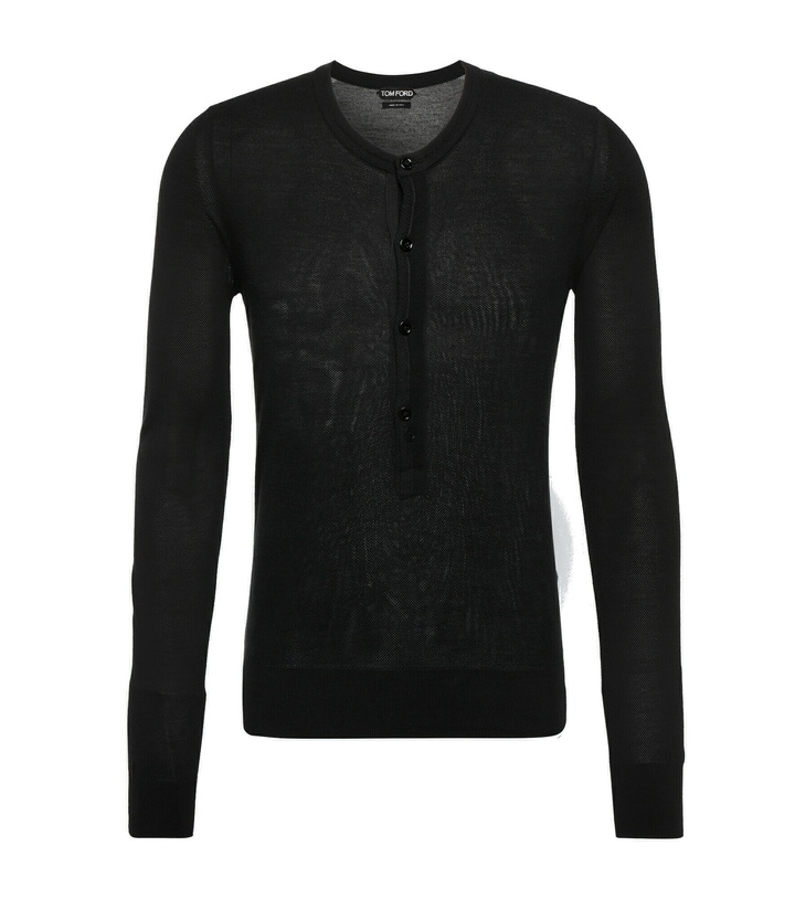 Photo: Tom Ford - Textured silk-blend top