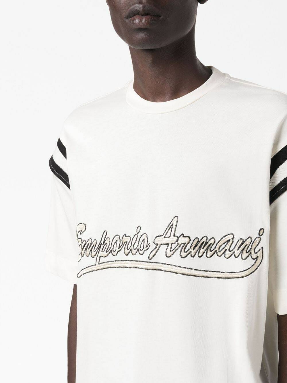 EMPORIO ARMANI - Logo Cotton T-shirt