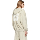 Fear of God ESSENTIALS Beige 90's Zip-Up Hoodie