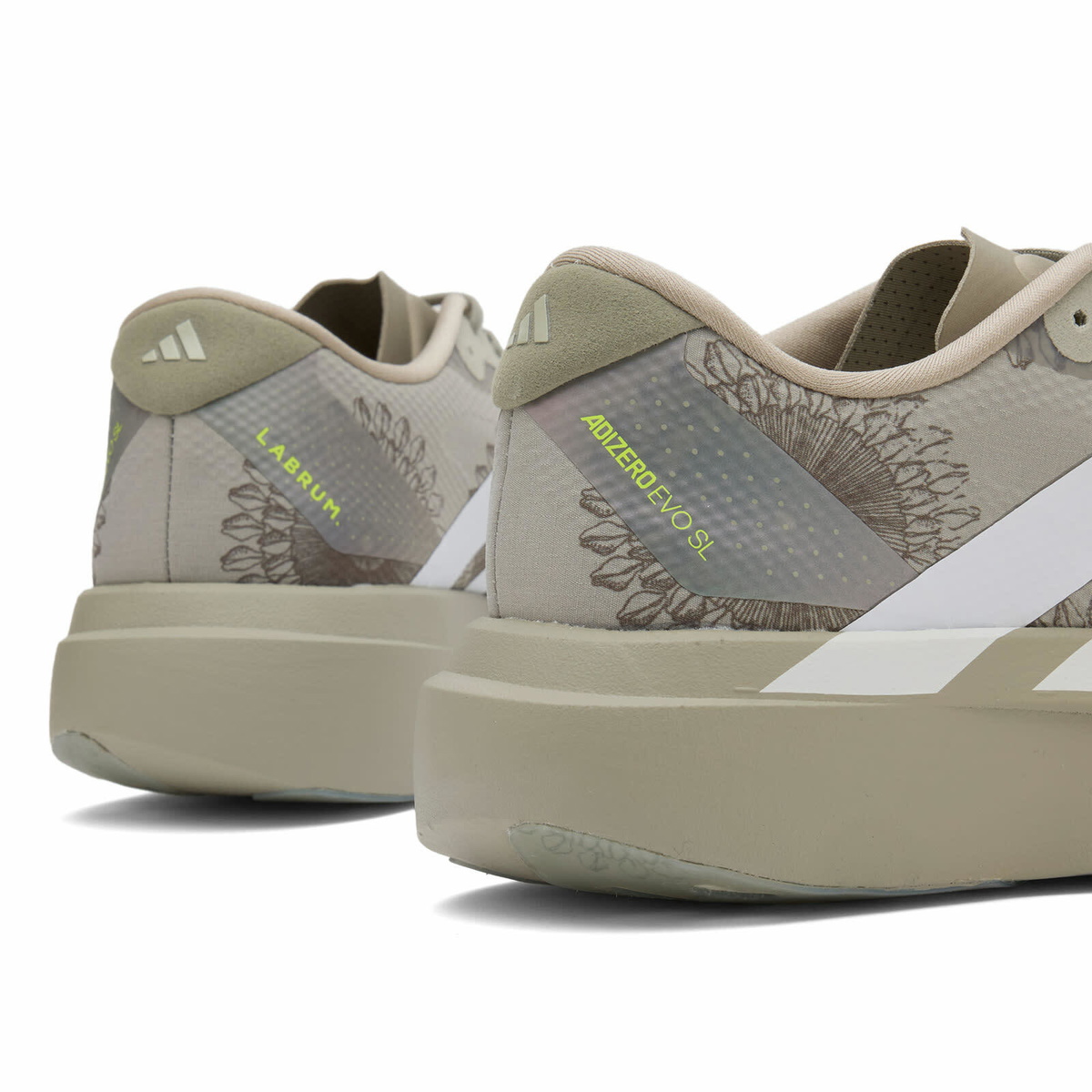 Adidas Running Men's adidas x Labrum Adizero Evo SL in Seseame