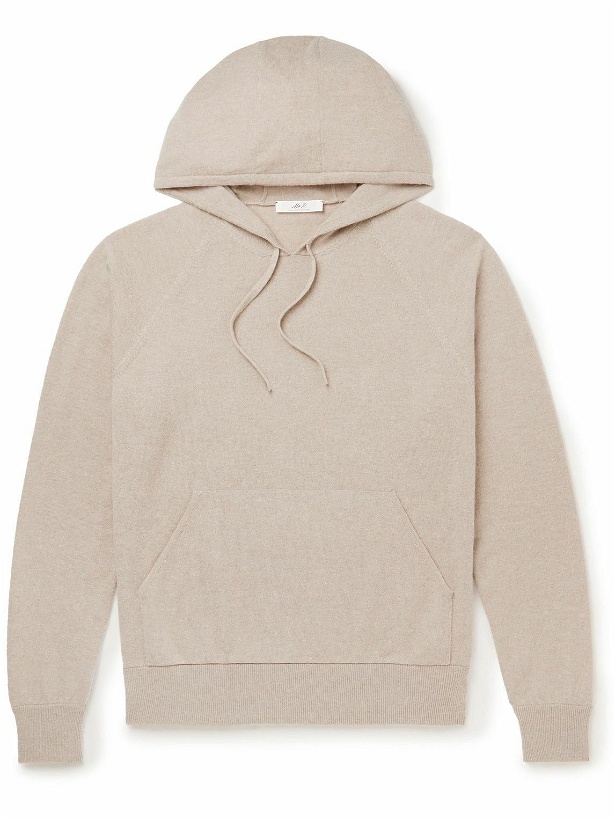 Photo: Mr P. - Wool and Cashmere-Blend Hoodie - Neutrals