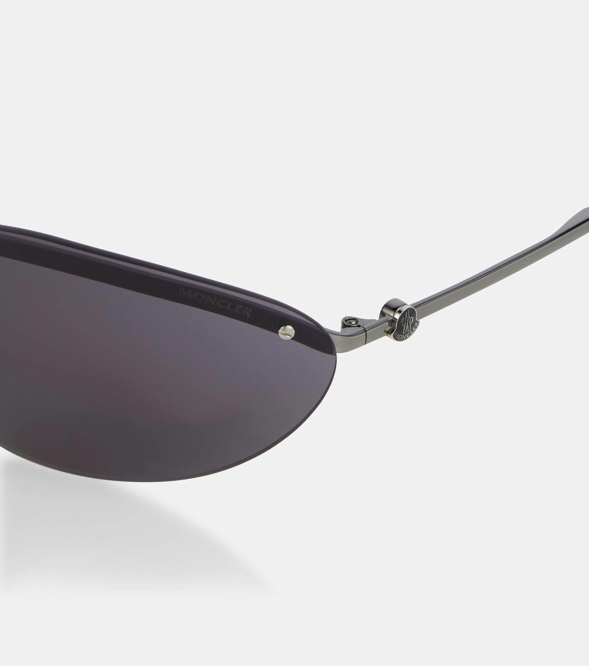 Moncler Carrion Shield Sunglasses Red Mirror Silver Rimless Unisex NWT Moncler Carrion Shield Sunglasses - 56901ML0255M0014U14U  main image 3