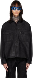 Ottolinger Black Oversized Denim Jacket