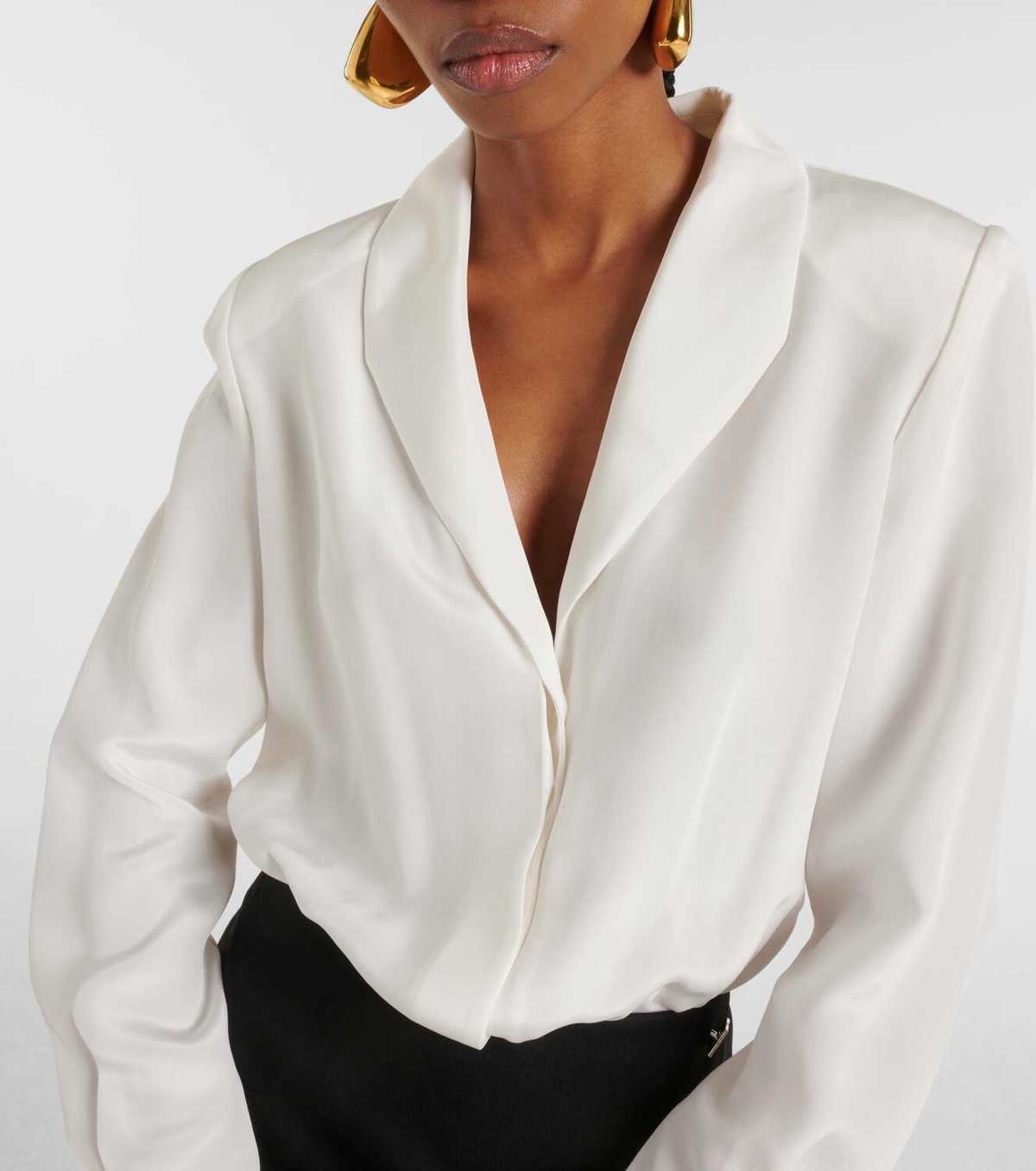 Roland Mouret Silk satin bodysuit