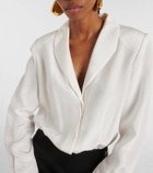 Roland Mouret Silk satin bodysuit