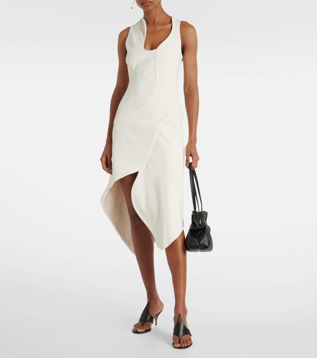 Ferragamo Asymmetric midi dress Salvatore Ferragamo