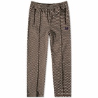 Needles Men's Poly Jacquard Track Pant in Polka Dot