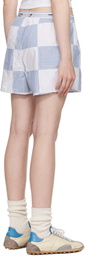 HommeGirls Blue OTW by Vans Edition Patchwork Boxer Shorts
