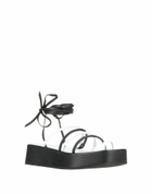 Nodaleto Womens Thong sandal in Black
