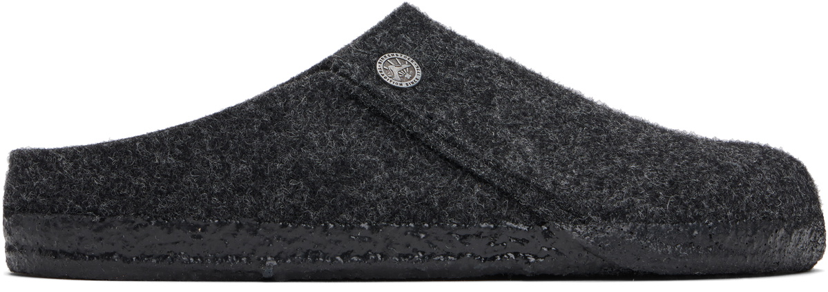 Birkenstock Gray Narrow Zermatt Slippers