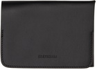 Jil Sander Black Folded Card Holder