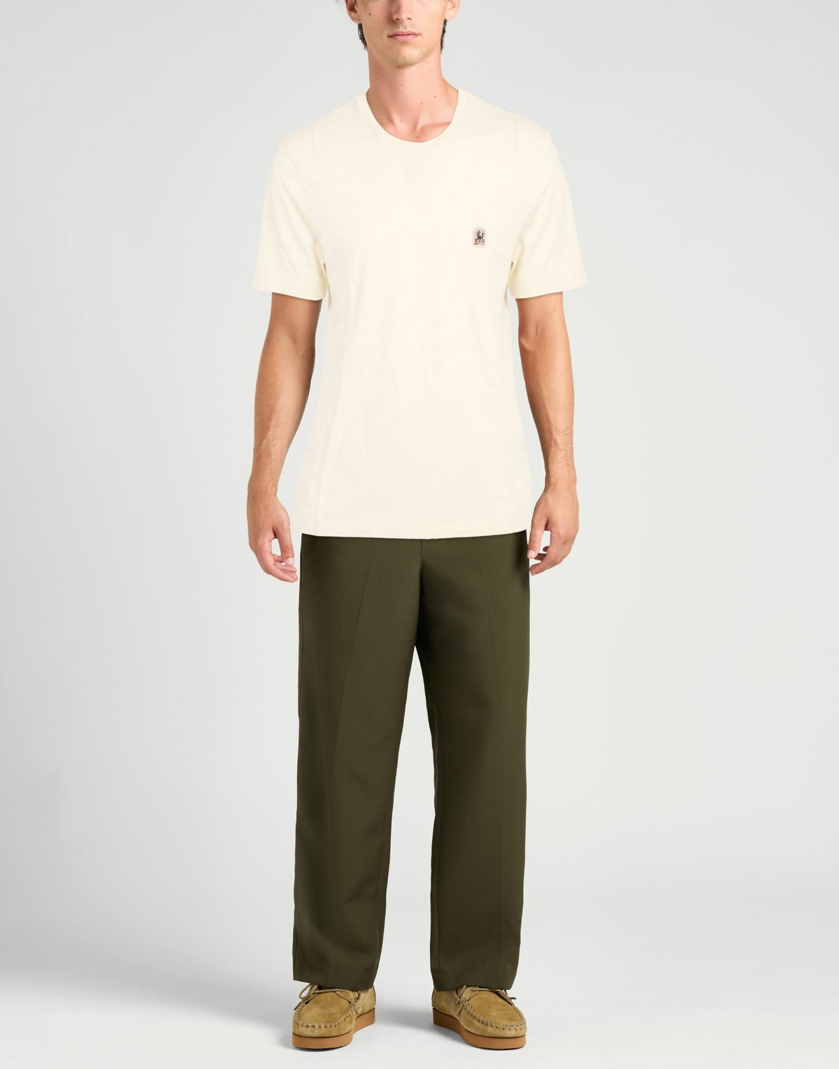 Parajumpers Mens T-shirt Cream