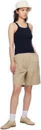 Nothing Written Beige Heritage Shorts