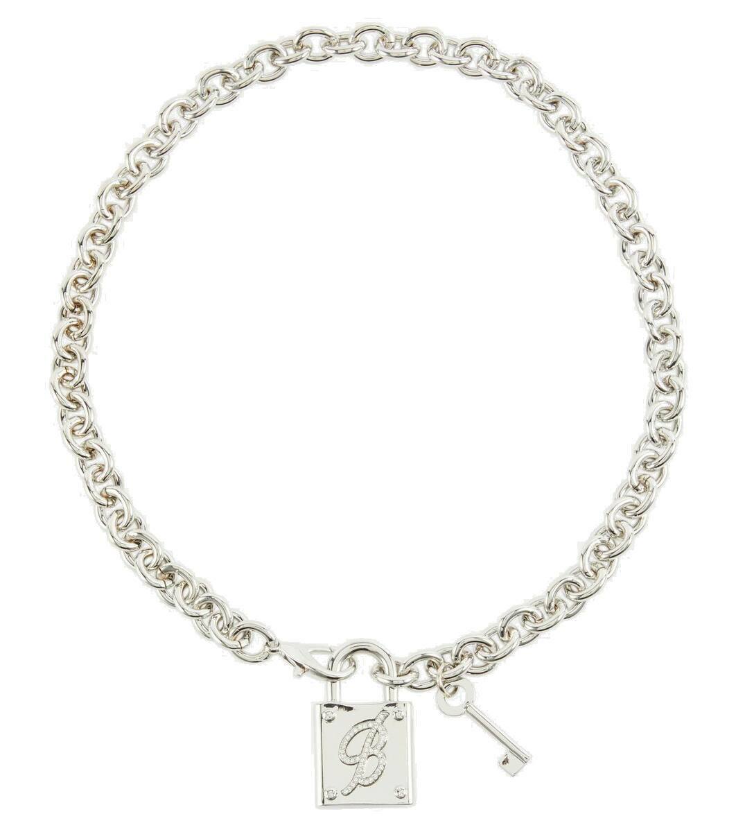 【関税込み】Blumarine シルバー Collana B チョーカー Blumarineのシルバー Collana B チョーカーがセール中