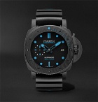 Panerai - Submersible Automatic 42mm Carbotech and Rubber Watch - Black