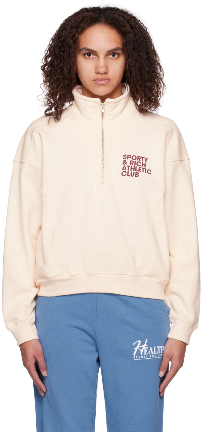 Sporty & Rich Off-white Exercise Often Sweatshirt Sporty & Rich