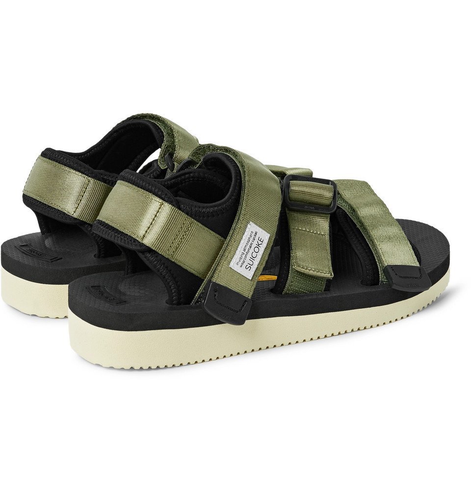 Suicoke Kisee V Webbing and Neoprene Sandals Men Army green