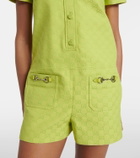 Gucci Horsebit GG Canvas romper