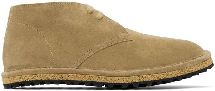 Photo: Dries Van Noten Beige Suede Desert Boots