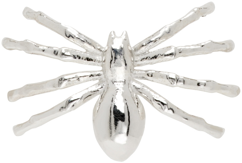 Secret of Manna Silver Spider Single Earring