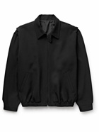 The Row - Ronan Wool-Twill Blouson Jacket - Black