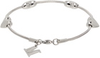 Marland Backus Silver Heart Strings Bracelet